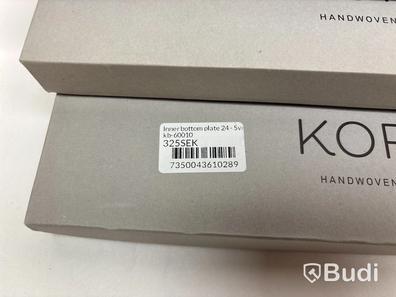 Parti med diverse Korboprodukter. Ord. pris inkl. moms: ca 8500 kr.