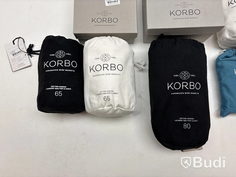 Parti med diverse Korboprodukter. Ord. pris inkl. moms: ca 8500 kr.
