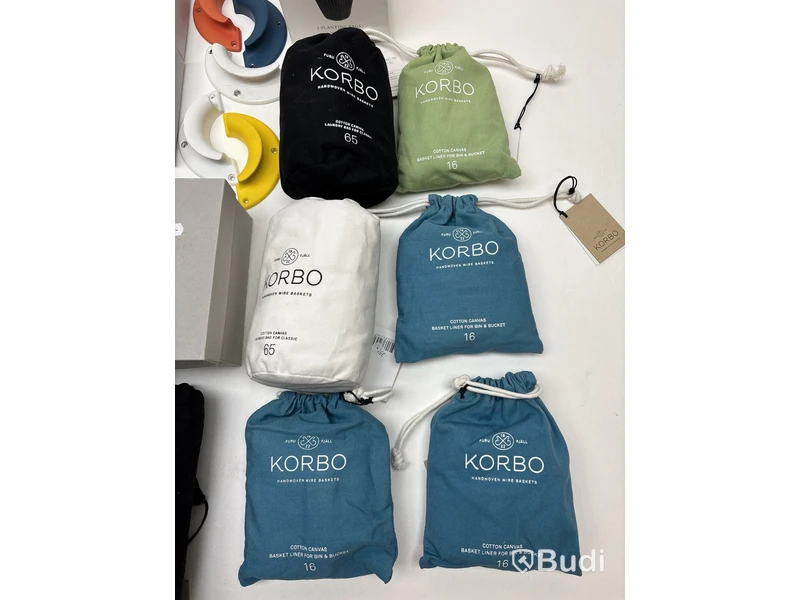 Parti med diverse Korboprodukter. Ord. pris inkl. moms: ca 8500 kr.