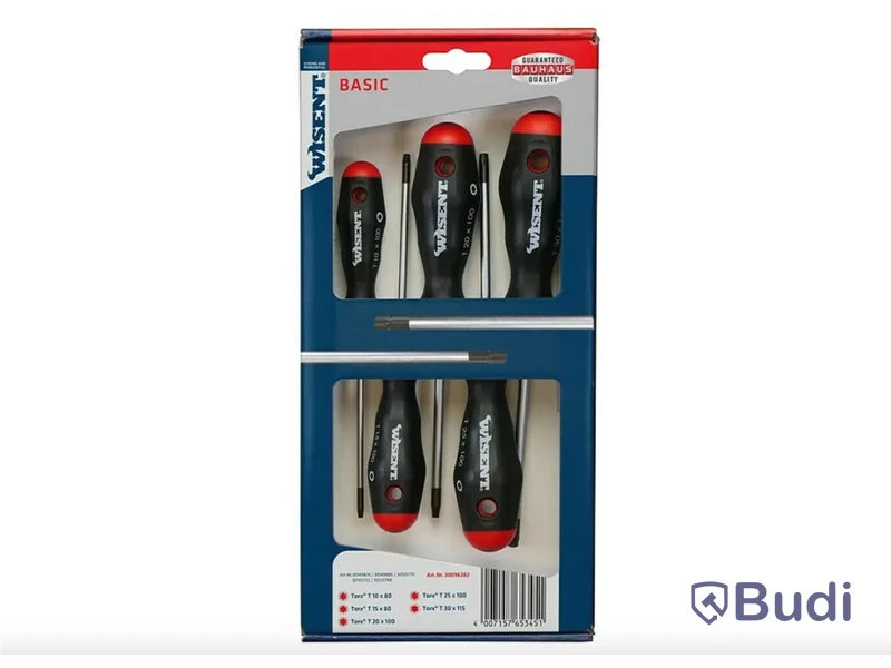 3 st. SKRUVMEJLSELSATS WISENT, BASIC TORX 5-PACK