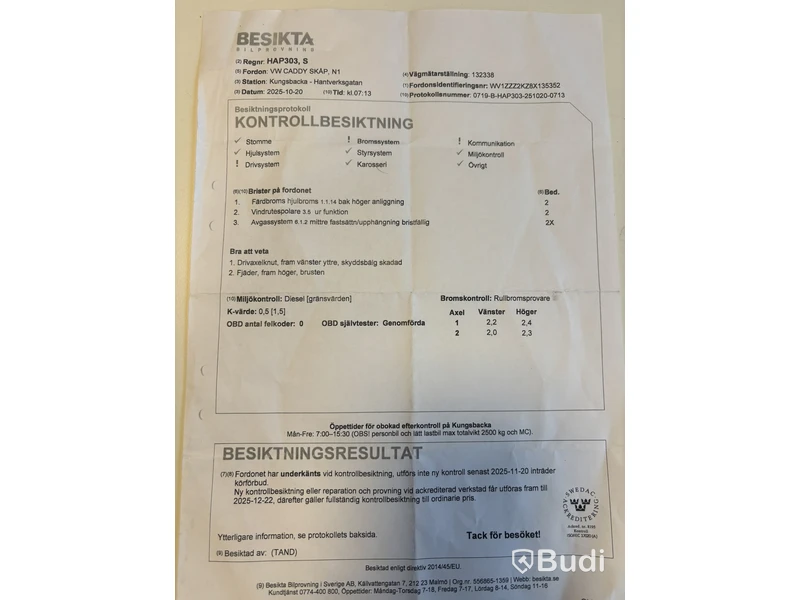Skåpbil Volkswagen Caddy 1.9 TDI -2008