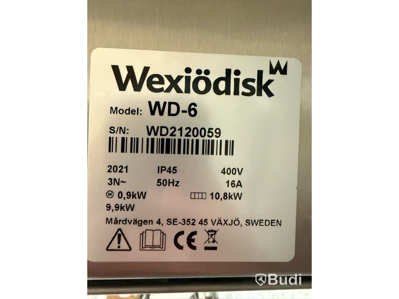 Diskmaskin Wexiödisk WD-6 | 2021