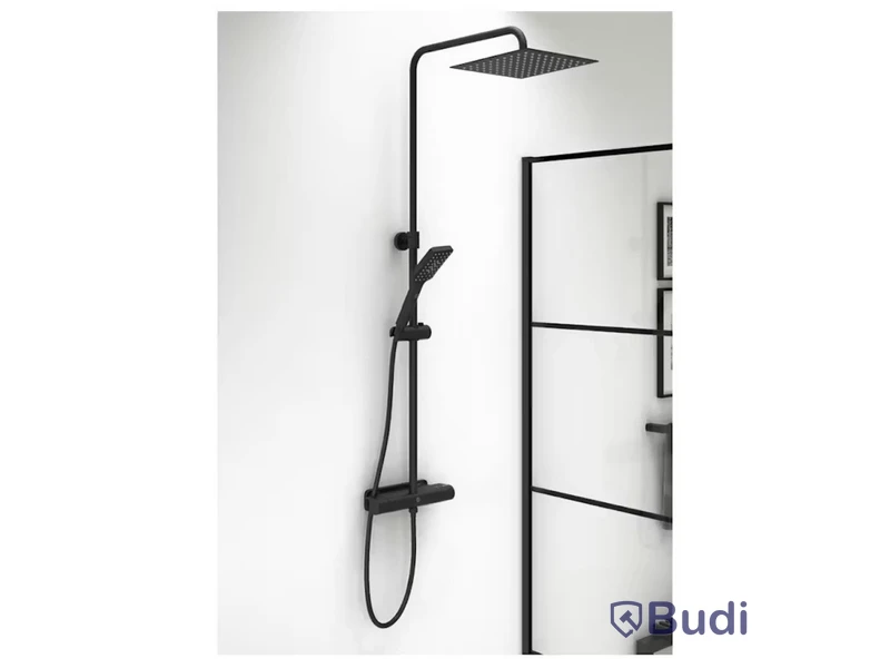 Takdusch Gustavsberg, Estetic Square 150 cc, mattsvart