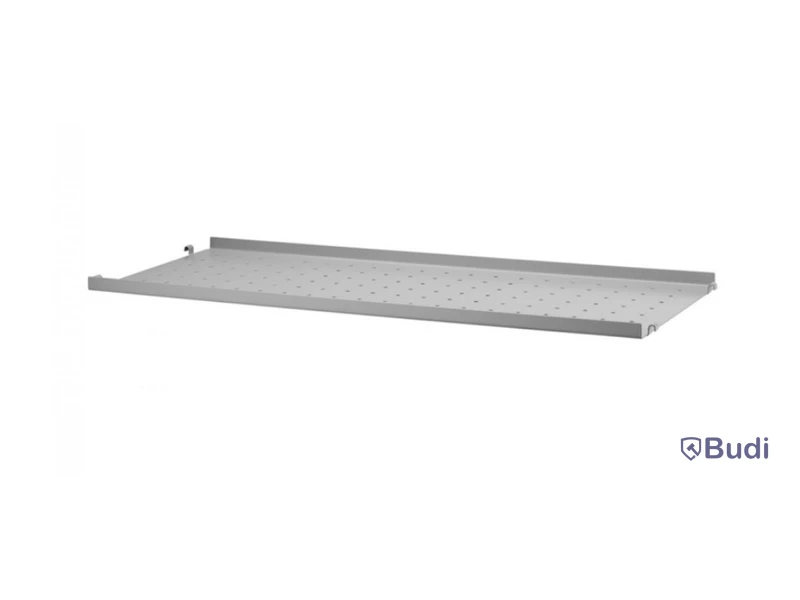 2 st. Hyllplan metall låg String, grå 78cm. Ord. pris inkl. moms: ca 1550 kr.