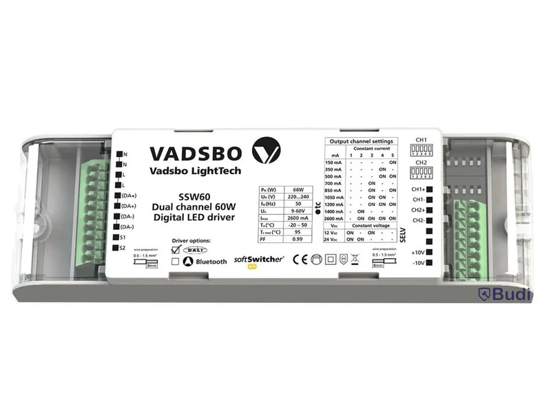 LED-STYRDON DALI, SSW60DALI0-60W VADSBO
