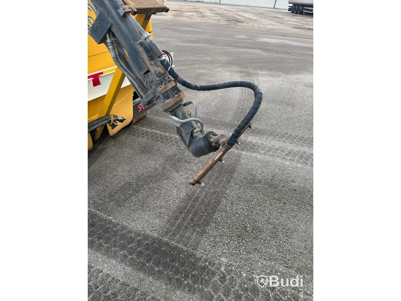 Spoltank på lastväxlarram