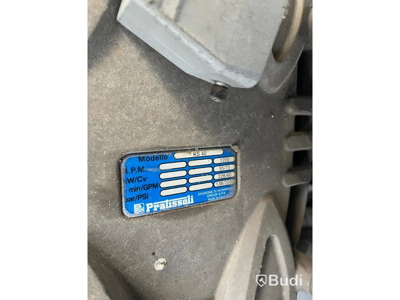 Spoltank på lastväxlarram