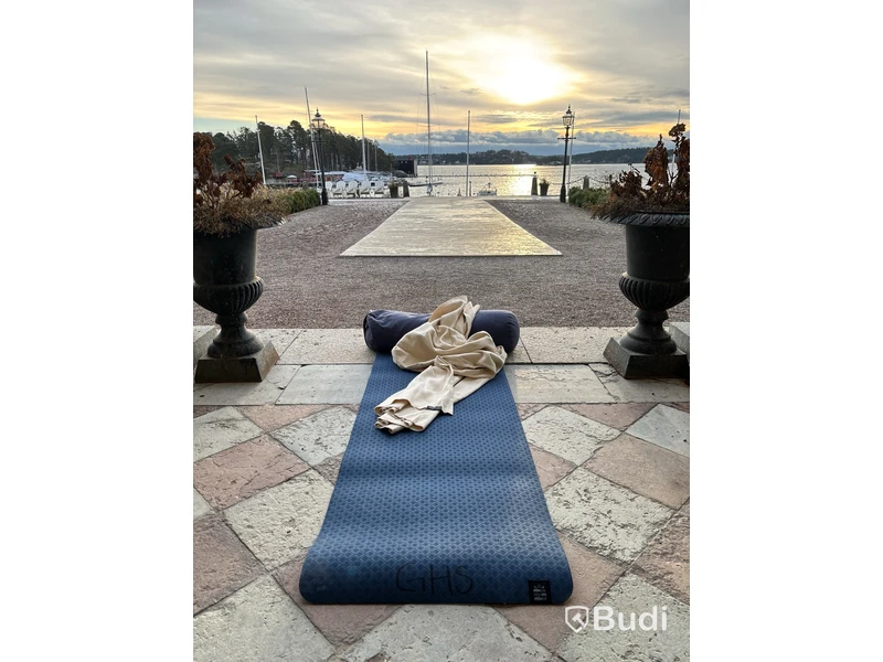 Yogaset blå