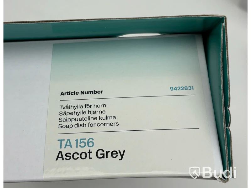 Parti med badrumstillbehör Tapwell, Ascot grey