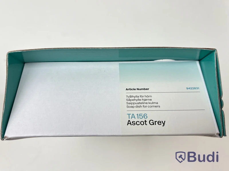 Parti med badrumstillbehör, Tapwell, Ascot grey