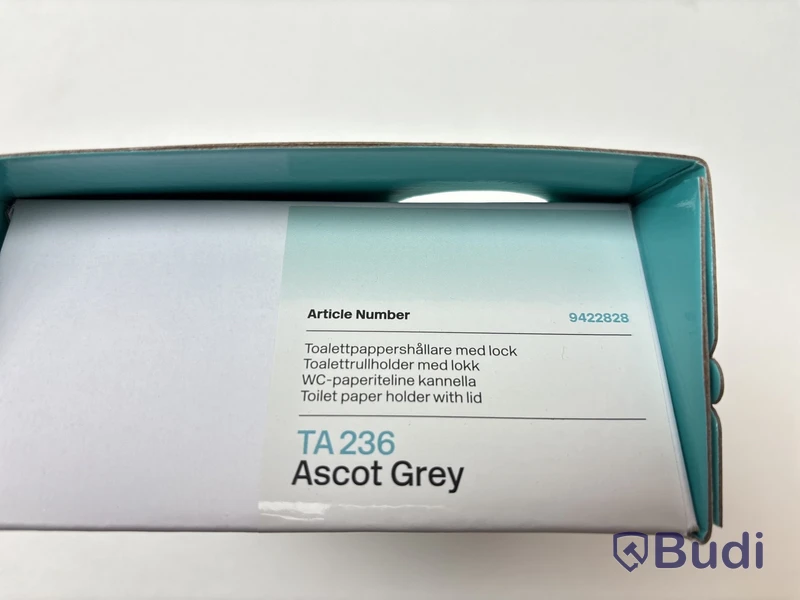 Parti med badrumstillbehör Tapwell, Ascot grey