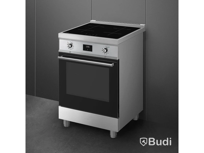 Induktionsspis Smeg 60x60 cm Rostfritt stål Classic C6IPXT2