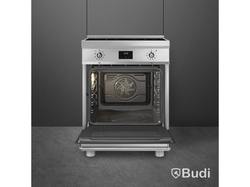 Induktionsspis Smeg 60x60 cm Rostfritt stål Classic C6IPXT2