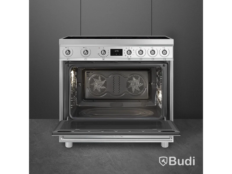 Induktionsspis Smeg 90x60 cm Rostfritt stål Classic C9IMX2