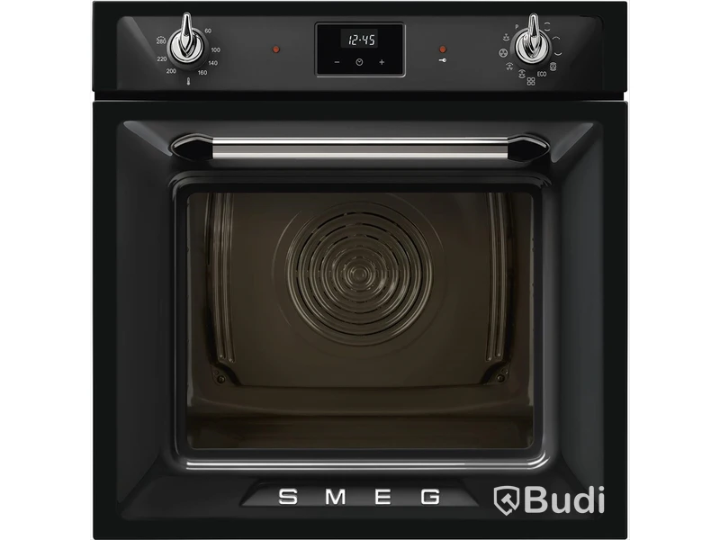 Termoventilerad ugn Smeg 60cm Svart Victoria SOP6900TN