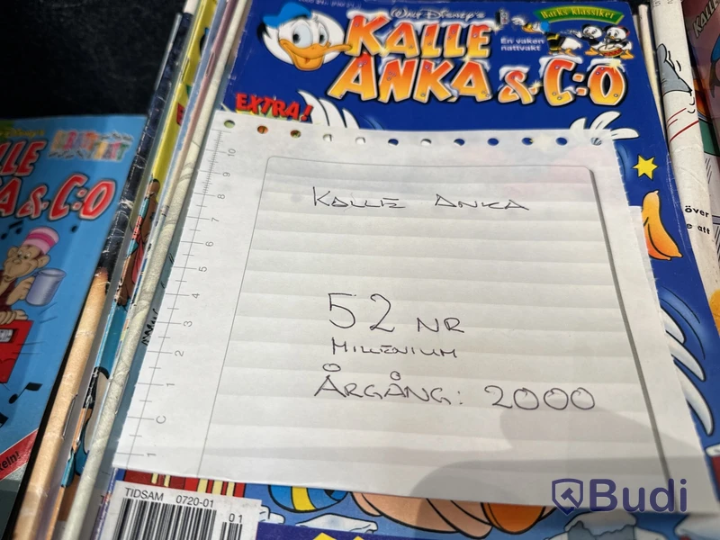 Serietidningar Kalle Anka & Co, Bamse, Knasen m.fl.