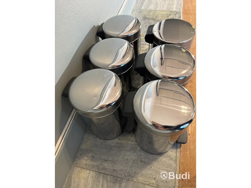 6 st. Papperskorgar Brabantia