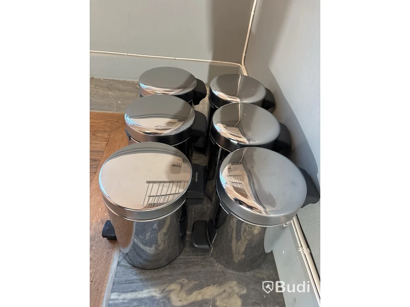 6 st. Papperskorgar Brabantia