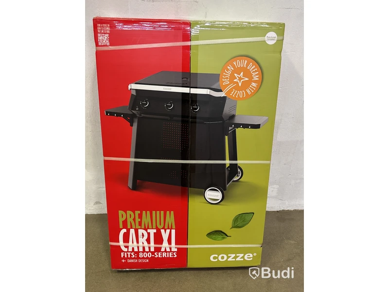 Grillvagn med sidobord Cozze, Premium XL, passar till 800-serien