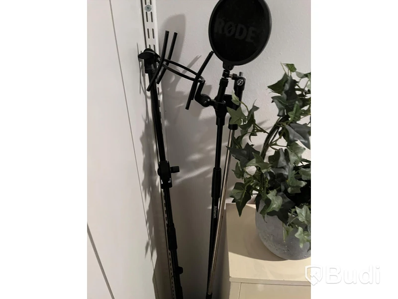 Mikronstativ med pop-filter