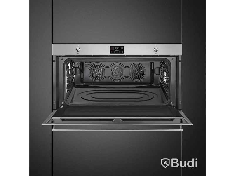 Smeg Thermo-ventilated Compact Oven 90 cm Stainless Steel Classic SFR9302TX