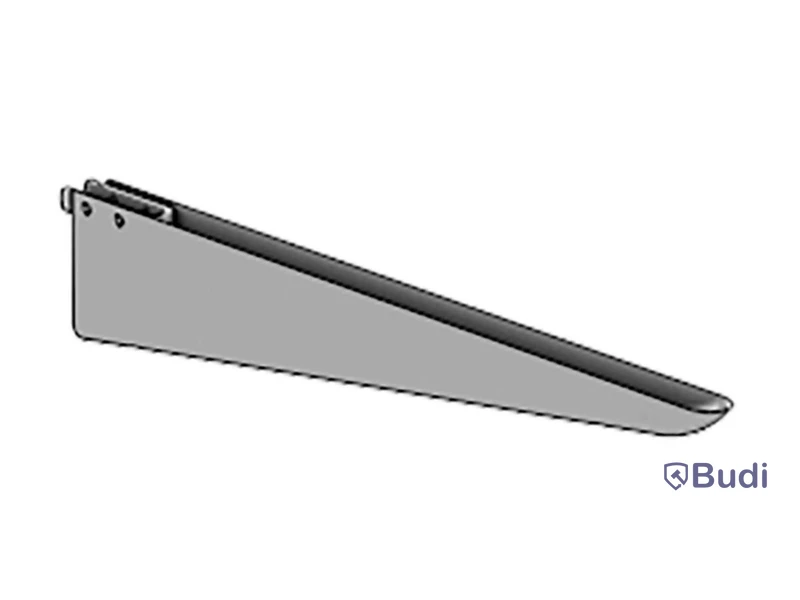 23 ST. KONSOLER FÖR TRÄHYLLA HYLLTEKNIK, 270 MM, VIT