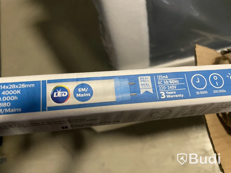 10 ST. LYSRÖR LED T8 31.5(58)W 4K EM/230V, 1500 MM