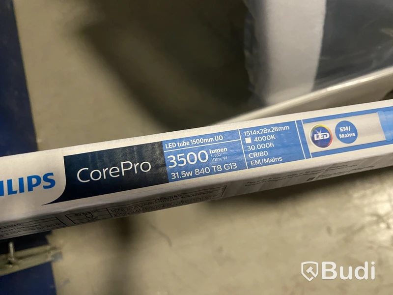 10 ST. LYSRÖR LED T8 31.5(58)W 4K EM/230V, 1500 MM