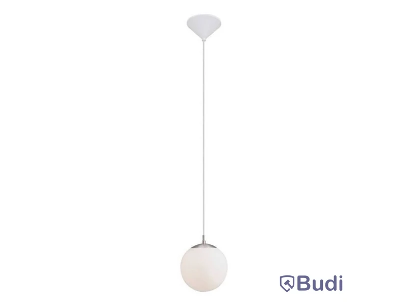 4 st. Taklampa Eglo, Rondo  omkrets 20 cm borstat stål/vit