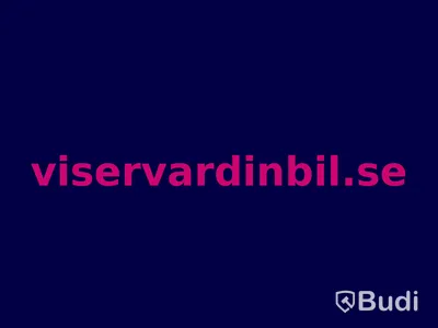 Domännamnet viservardinbil.se