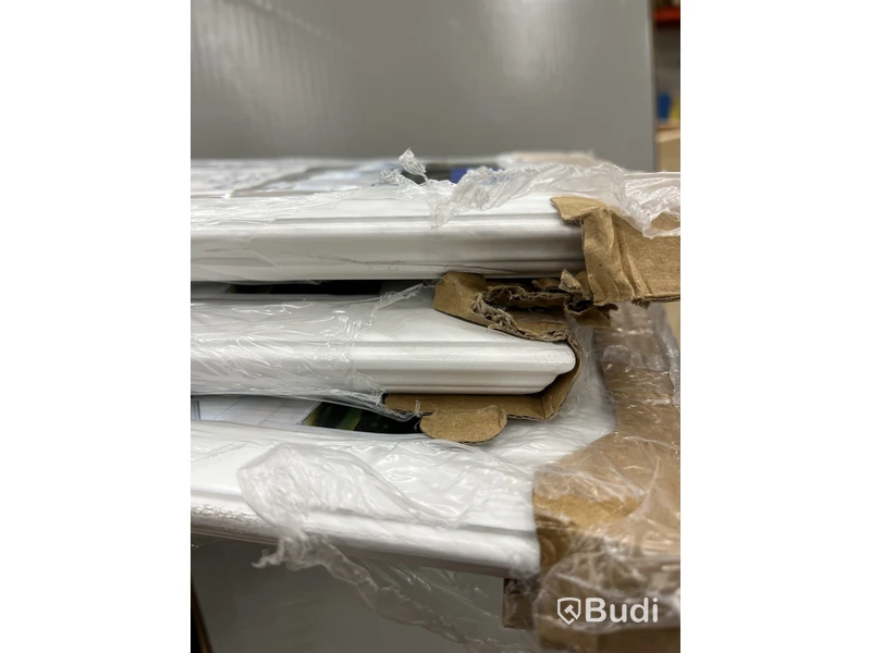 3 ST. FÖNSTERBÄNKAR KNIPPLA, VIT RIBBAD 1400MM