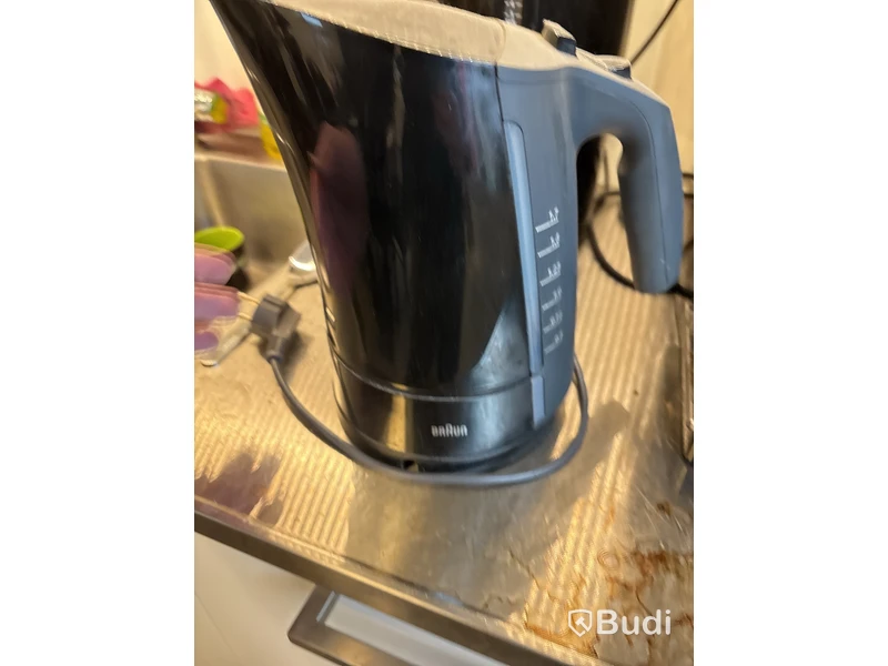 Kaffemaskinen DeLonghi, Magnifica S inkl. Braun vattenkokare och Philips kaffebryggare