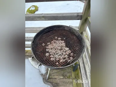 Utomhus möbler och grill