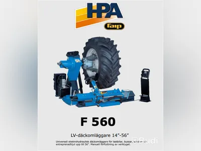 Däckmonteringsmaskin last & entreprenad HPA F560A, 2008