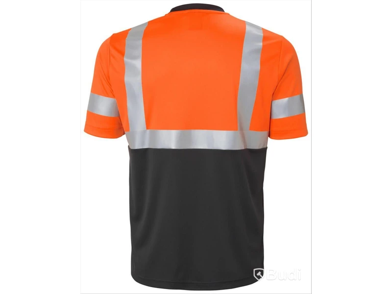 T-SHIRT HELLY HANSEN H 79254-269 ORANGE/SV, VARSEL KL1 ADDVIS STL. XS