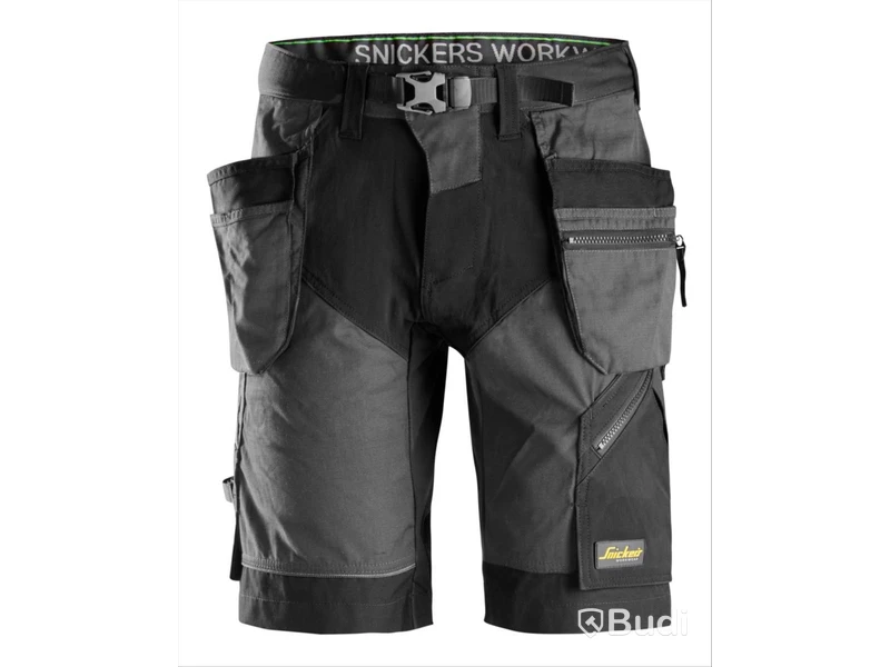 SHORTS SNICKERS 6904 GRÅ/SVART, STRETCH FW HF STL. 50