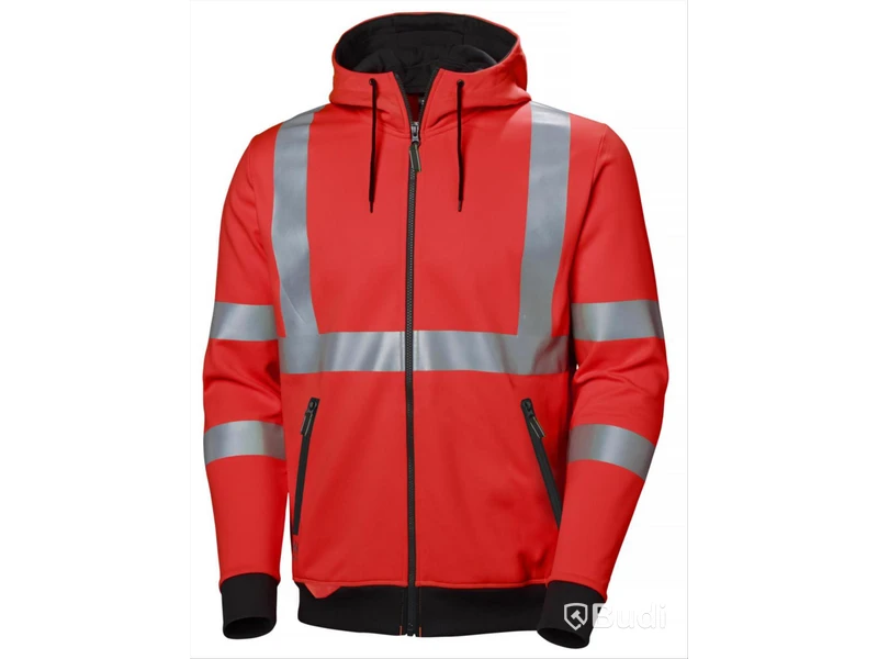 LUVTRÖJA HELLY HANSEN, RÖD, ADDVIS KL3 HELZIP, STL. S