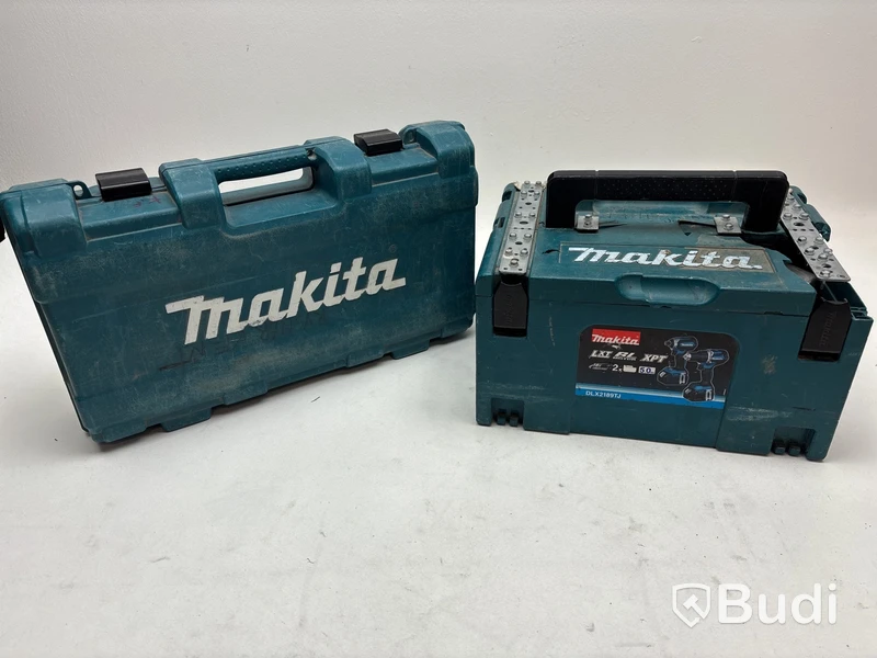Parti med diverse verktyg Makita
