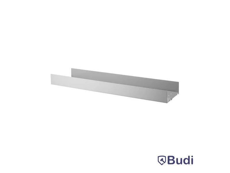 Hyllplan String Furniture, Metal shelf low edge 78x20