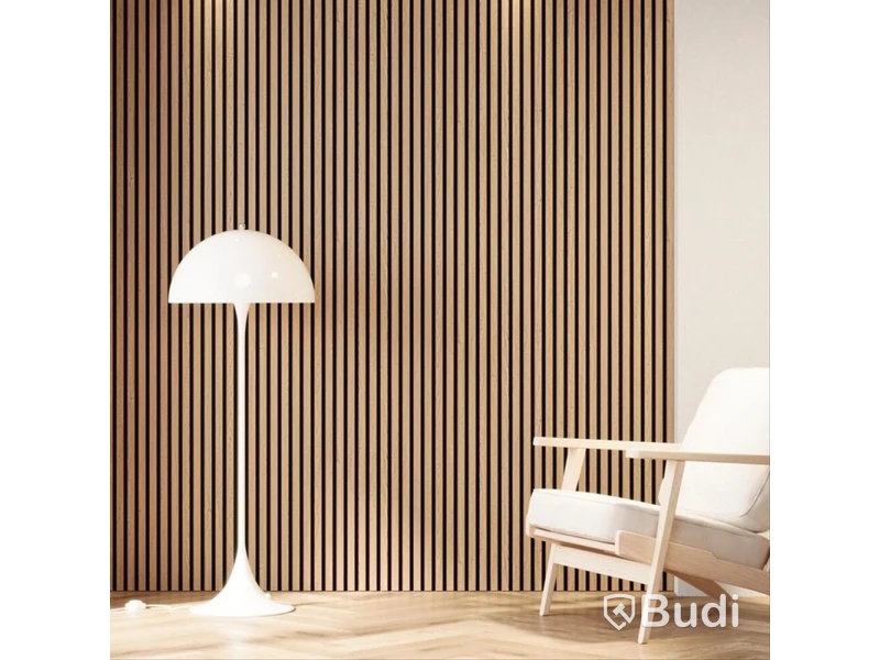 AKUSTIKPANEL BATH DELUXE VASABERG 2400X520X18MM LJUS EK