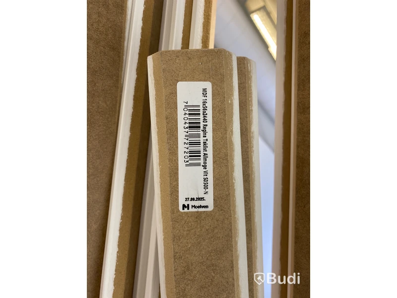 ca 80 st. TAKLIST MOELVEN REGINA ALLMOGE VIT 16X56X2440MM