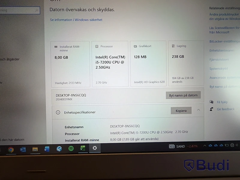 Laptop Lenovo L470, i5, 8GB