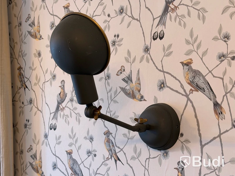 Vägglampa, 7 st, grå, justerbar
