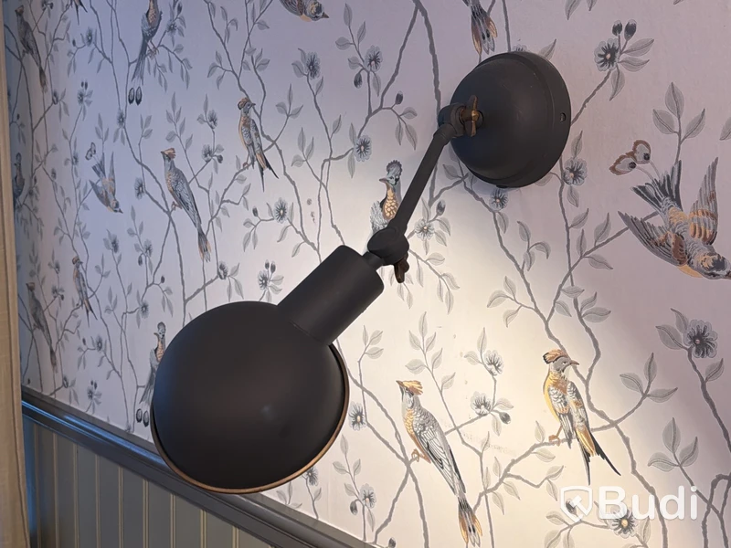 Vägglampa, 7 st, grå, justerbar
