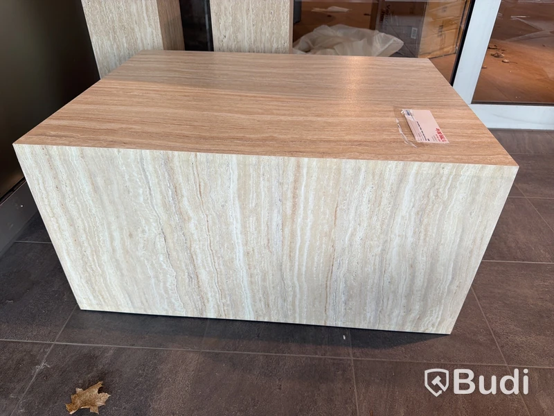 York low sofa table, marble look, Venture Home