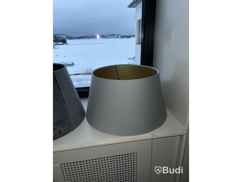 Parti med lampskärmar
