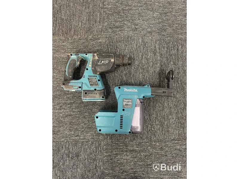 Kombihammare Makita DHR243, HEPA-dammutsugsfäste DX-02, ink batteri & laddare