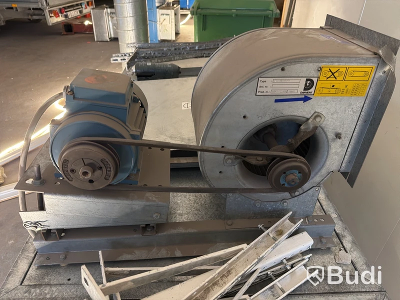 Ventilationsaggregat med motor & kåpa – Danvent