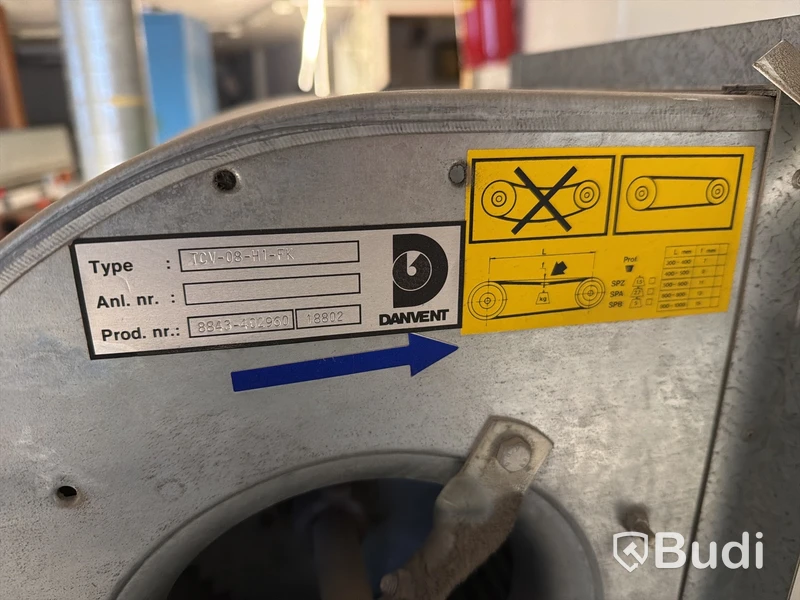 Ventilationsaggregat med motor & kåpa – Danvent