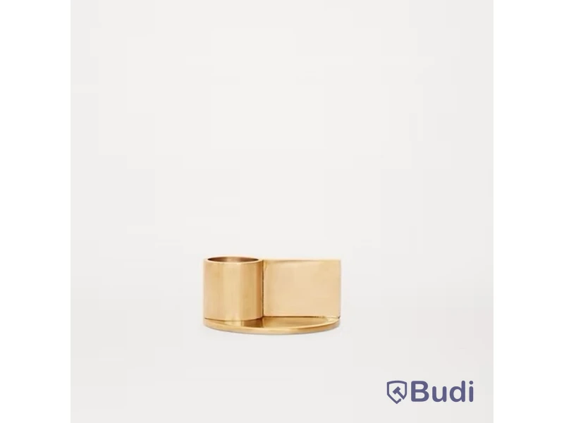 Fundament Ljusstake Frama, Untreated Brass